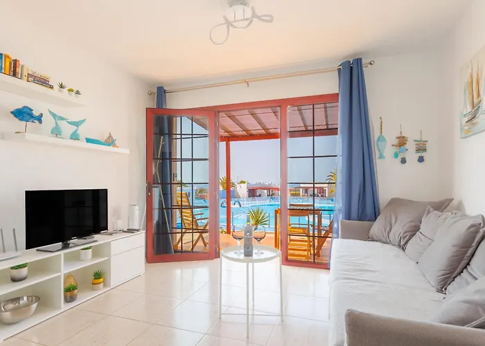 Sunny Terrace By The Pool - Relax Caleta De Fuste Apartamento *